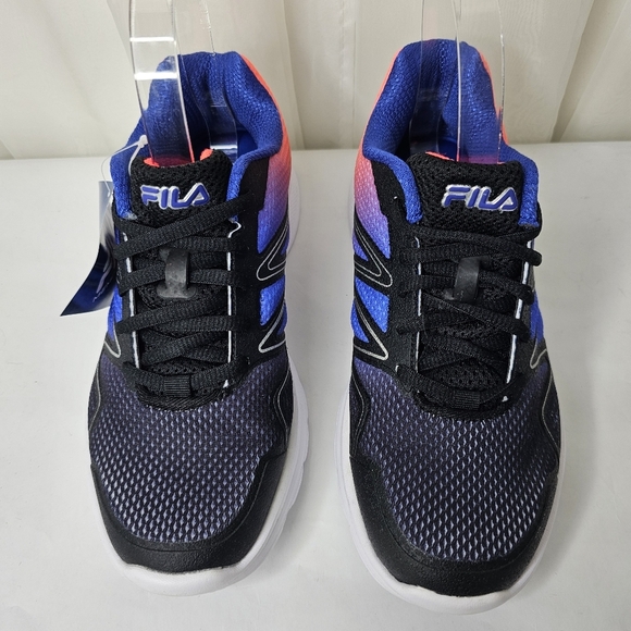 Fila Memory Panorama Athletic Sneakers Black Blue Coral Size 8 NWT - Picture 5 of 12